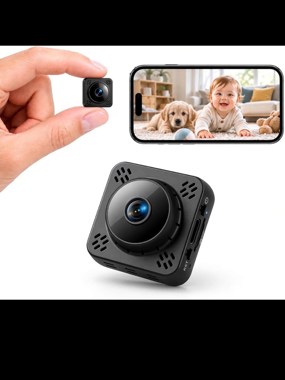 Mini small Camera Nanny Cam Wireless with FREE Cloud for Home Security NEW
